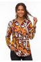 Colorful Picasso Abstract Style Women's Relaxed Fit Tunic Shirt - 2
