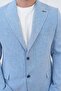Men's Linen Blazer Jacket Slim Fit Summer Breathable - 3