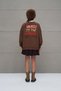 Brown Slogan Oversize Sweatshirt 18217 - 6