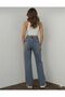 Alex Women's Medium Snow Super High Waist Loose Leg Denim Jeans Palazzo Pants - 4