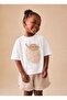 Girl's T-Shirt and Linen Shorts Set - 5