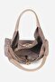 Nora Genuine Suede Shoulder Bag with Metal Buckle - 6