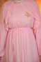 Pink Ruffled Dress with Elastic Waist - 4