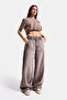 İts Basic Women's Crop Balloon Fit T-Shirt - 3