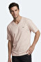 Katre Men's V-Neck Beige T-Shirt - 4
