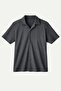 Ribbed oversize shirt anthracite - 3