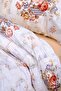 Manolya 100% Cotton Double Elastic (Fitted) Duvet Cover Set 200X220 cm - 3