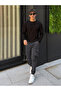 Men's Premium Comfort Slim Fit Cargo Pocket Anthracite Trousers - 3