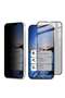 Apple iPhone 13 Pro Max Anti-Spy Privacy Glass Screen Protector 5D+ 9H Tempered Glass for 13promax Black - 2