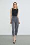 Elastic Waist Ribbed Stitched Shalwar Trousers - 5