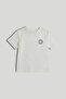 Embroidered Shirt and T-Shirt Set - 2
