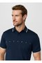 Blue Pure Cotton Men Premium Polo T-Shirt - 5
