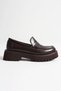 Women's Daily Bitter Brown Loafer Shoes Fs10Ms02B - 6