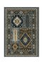 Sdt Anatolian Inspired Ethnic Orange Blue Navy Blue Toned Woven Base Decorative Carpet Sdt1198 - 3