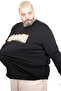 Mode XL Large Size Men's Connect Crew Neck T-Shirt 26104 Black - 4