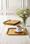 4-Piece Square Gold Coffee Presentation Tray - Luxury Serving Tray 21.5 cm - 2