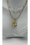 Special Series Gold Star End Detail Combination Necklace Set - Gold - 2