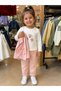Girl's Gabardine Jacket and Pants Sweet 3-Piece Set - 2