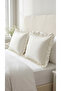 2 Pieces of Ruffled Cotton Fabric Pillowcases 50 X 70 Ecru - 4