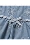 Daisy Embroidery Denim Summer Baby Girl Jumpsuit - 2