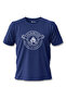 Life Is Better Around the Adventure Printed 100% Cotton Navy Blue Camping