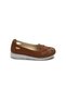 Genuine Leather Orthopedic Perforated Mother's Shoes with Light Soles - 3