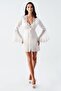 Women's Satin Lace Dowry Dressing Gown Nightgown Set 4210