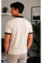 Men's Regular Fit Comfortable Cut Polo Collar 100% Cotton T-Shirt - 4