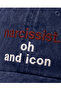 Narcissist. Oh and Icon" Embroidered Washable Hat / "Naristic." And the Icon" Washed Cap Baseball Kep - 3