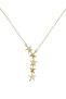 Women's Gold Color Starry Y Necklace with Zircon Stone Stylish Necklace Design Elegant