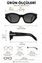 Acetate Frame Uv400 Protection Black Color Original Women Sunglasses 54 Ekartman Dkgg7367C1 - 2