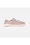Men's Beige Lace-Up Casual Suede Sneakers - 2