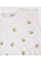 Girl's Floral Printed Pajama Set 2-12 Years Yellow - 6