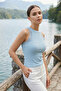 Women's Halter Neck Lace Detailed Athlete Blouse - 3