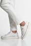 White Genuine Leather Men's Casual Shoes 2692 m - 2