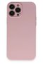 Ilkeshop New iPhone 13 Pro Case Nano Inside Velvet Silicone (202812) - Pink