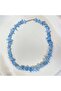Aquamarine Broken Stone Necklace - 3