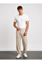 Men's Ribbed Comfortable Cut Summer Baggy Trousers - 6