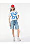 Comfortable Fit Short Sleeve Crew Neck Cotton Printed Sports T-Shirt - 2