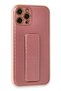 Ilkeshop New iPhone 12 Pro Case Coco Carbon Stand Cover (93629) - Pink - 2
