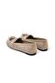 Hazel Beige Color Tasseled Women's Loafer - 8
