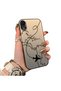 iPhone Xr Compatible Travel-Themed Map Airplane Printed Impact Protective Hard Case