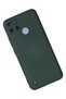 Ilkeshop New Realme C25Y Case Nano Inside Velvet Silicone - (193127) Dark Green - 2
