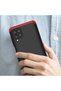 Galaxy A22 4g Compatible Case Bottom-Top Snap-On 3 Piece Ays Cover - Red - T21875 - 5
