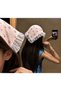 Checkered Powder Pink Red Cherry Korean Style Triangle Crown Bandana Hair Band Summer Hat Vintage Bohemian