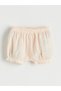Lcw Baby Baby Girl Ruffle Muslin Snap Bodysuit and Shorts - 4
