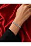 Special Design Heart Crystal Stone Embellished Bracelet Jewelry Accessory - 3