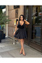 Satin Mini Dress