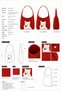 Red Color Glasses and Dog Pattern Functional Design Shoulder Bag for Daily Travel Use - 3
