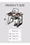 Computer Desk Home Office Computer Table with Mainframe Storage Rack - 3
